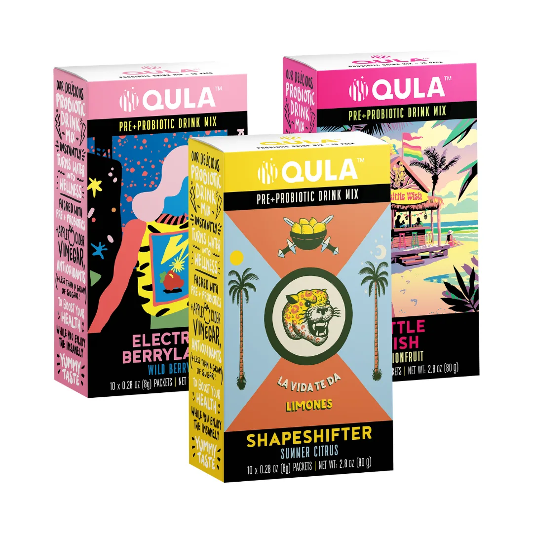 QULA Pre + Probiotic Drink Mix