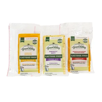 Green Valley Lactose-Free Cheese Slices - Featured