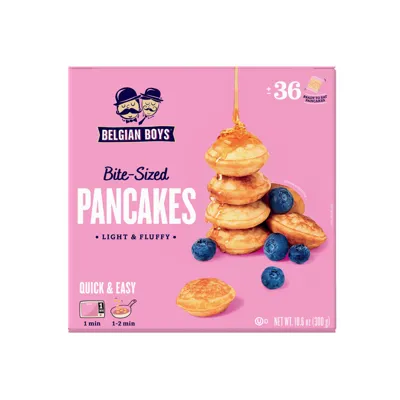 Belgian Boys Mini Pancakes - Featured