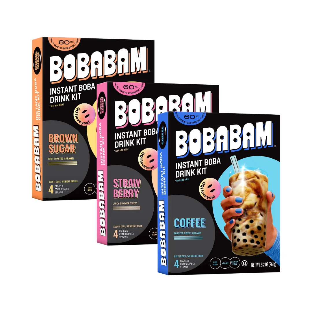 BOBABAM Instant Boba Drink Kits