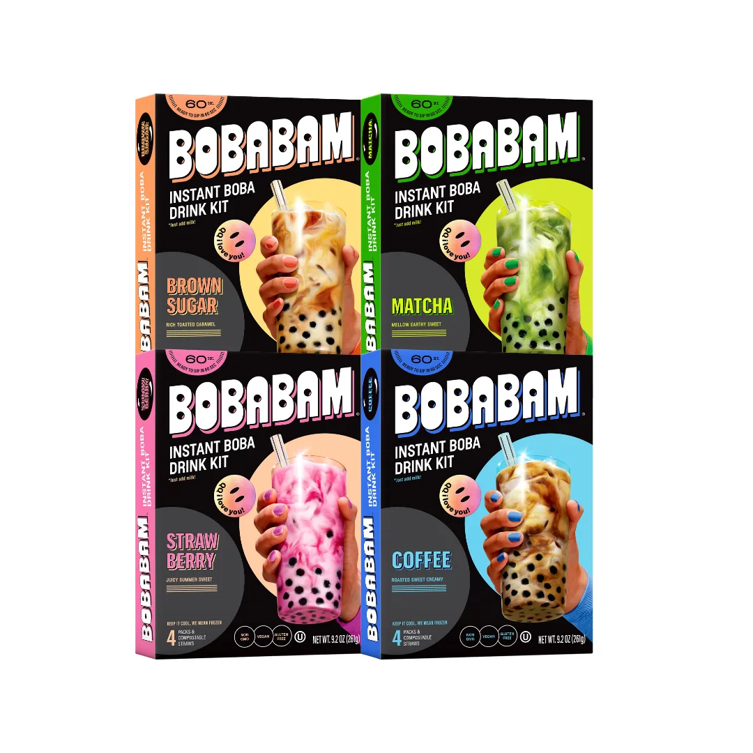 BOBABAM Instant Boba Drink Kits