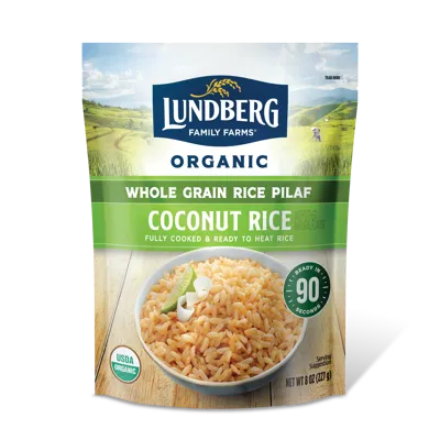 Lundberg Family Farms Organic Ready to Heat Coconut Rice - Featured