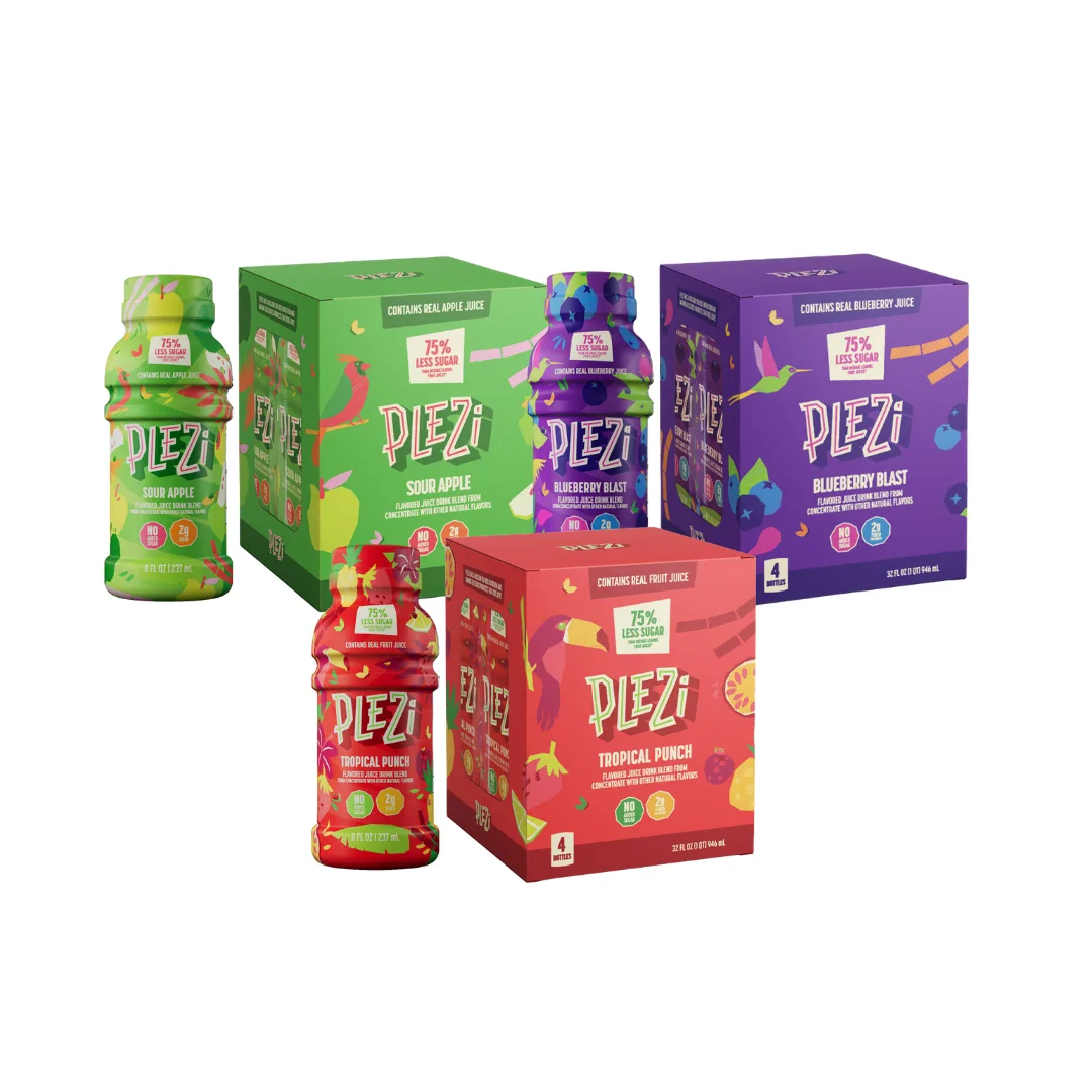 PLEZi Kids' Juice Drinks (4-Pack)