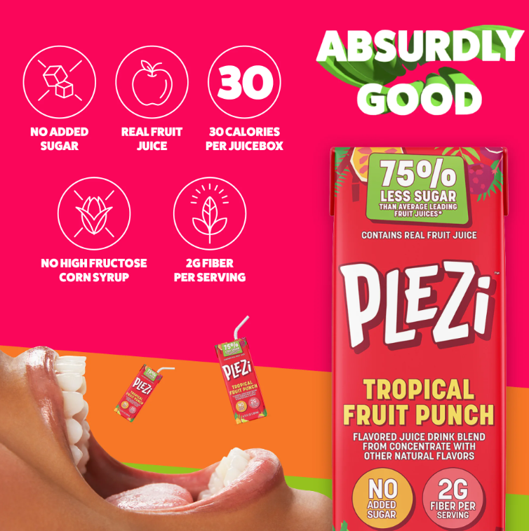 PLEZi Kids Juice Box Pack | Social Nature
