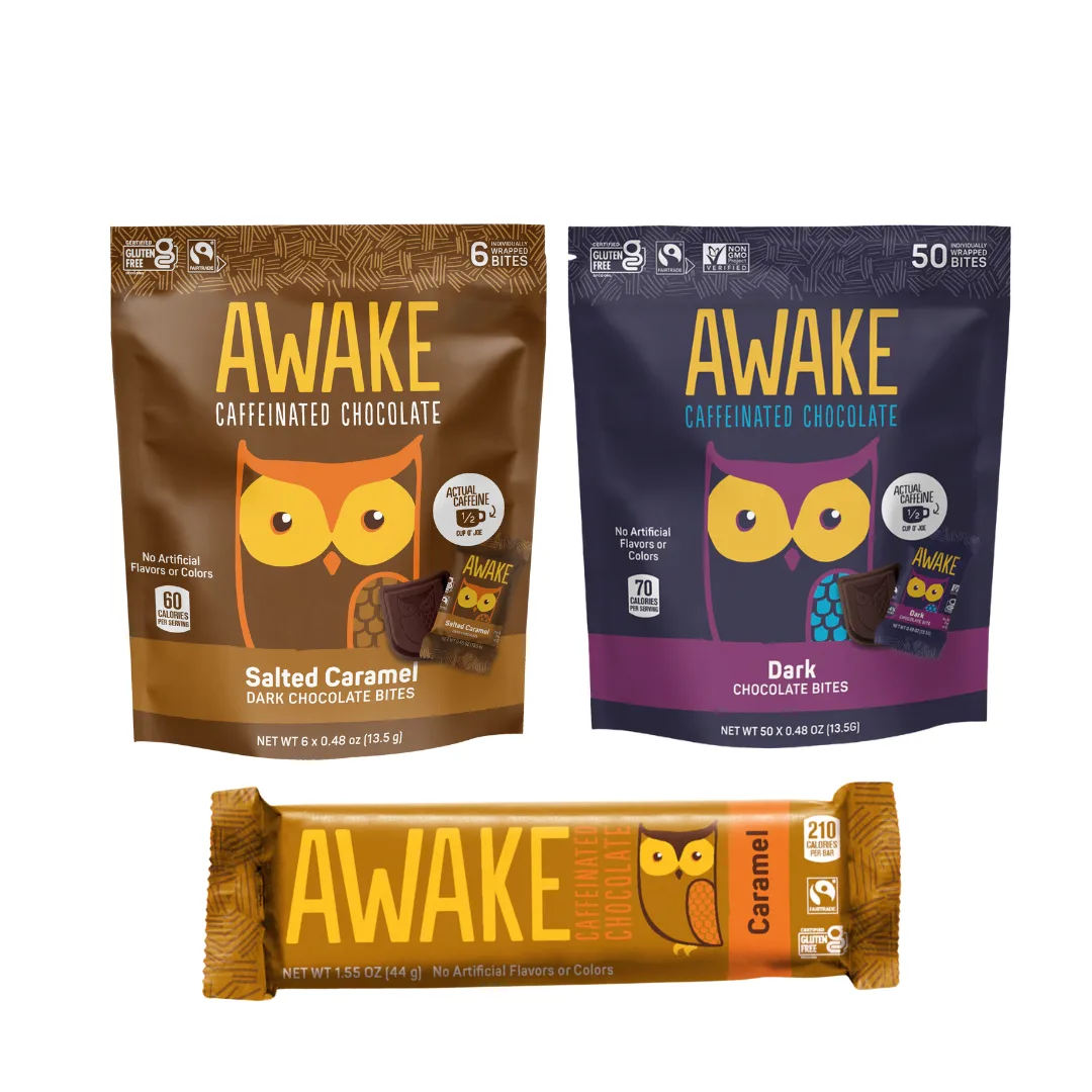 AWAKE Chocolate Caffeinated Chocolate Bites