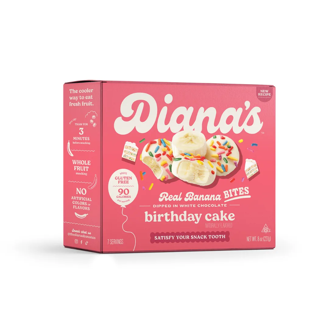 Diana's Bday Cake Frozen Fruit Bites