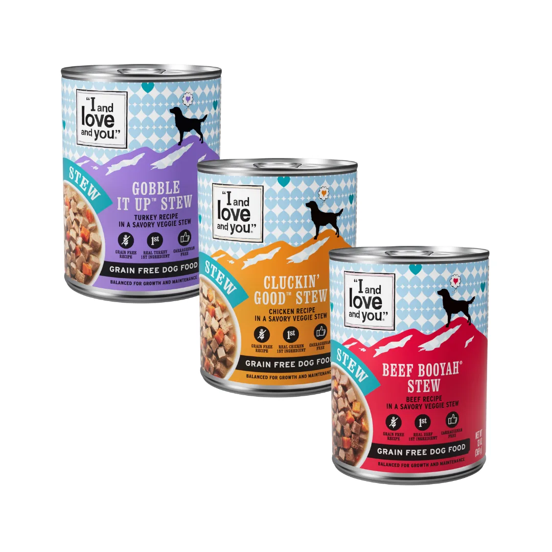 "I and love and you" Pet Canned Dog Food Stew