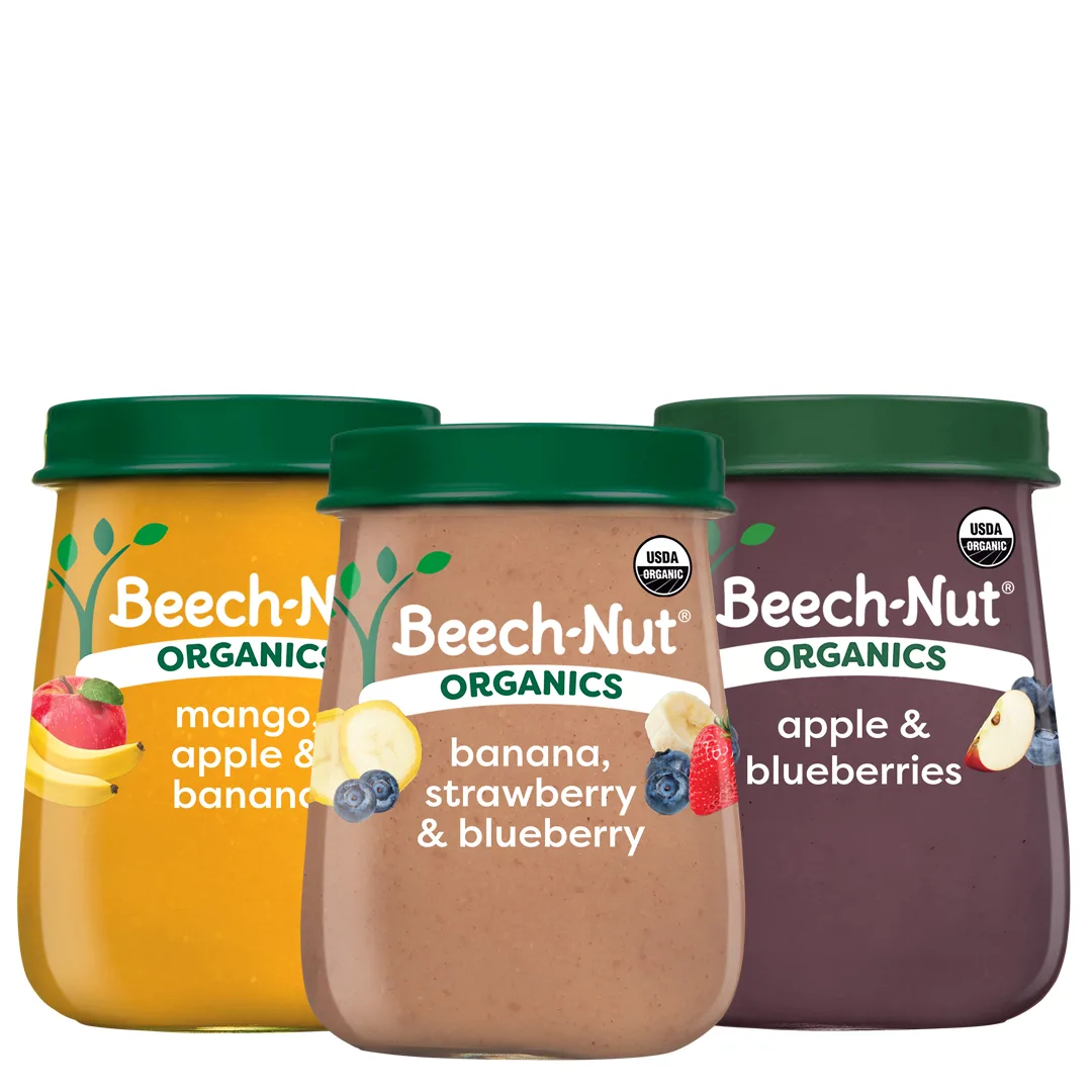 Beech-Nut New Organic Baby Jars