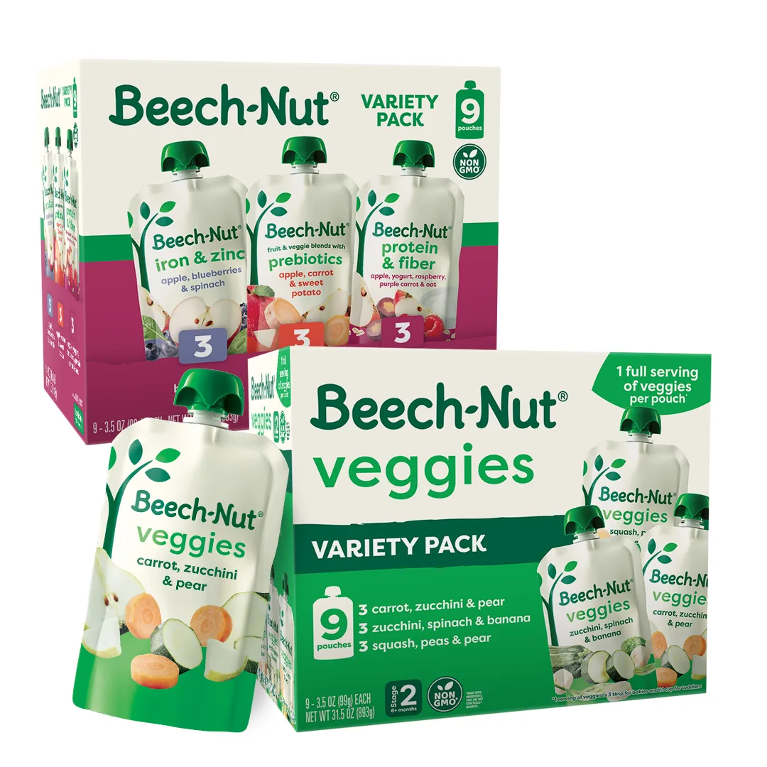 Beech-Nut Baby Pouch Variety Packs