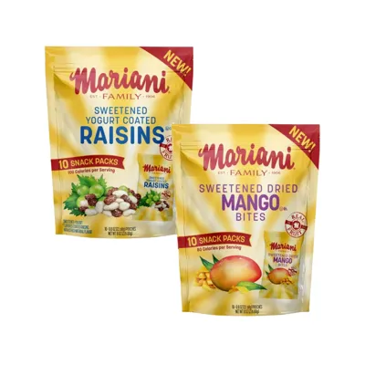 Mariani Packing Company Dried Fruit Snack Packs - Featured