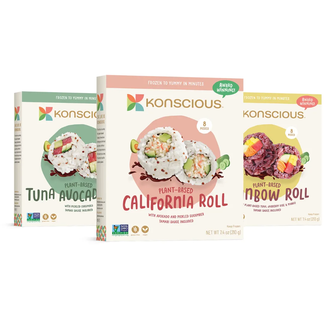 Konscious Foods Plant-Based Sushi Rolls