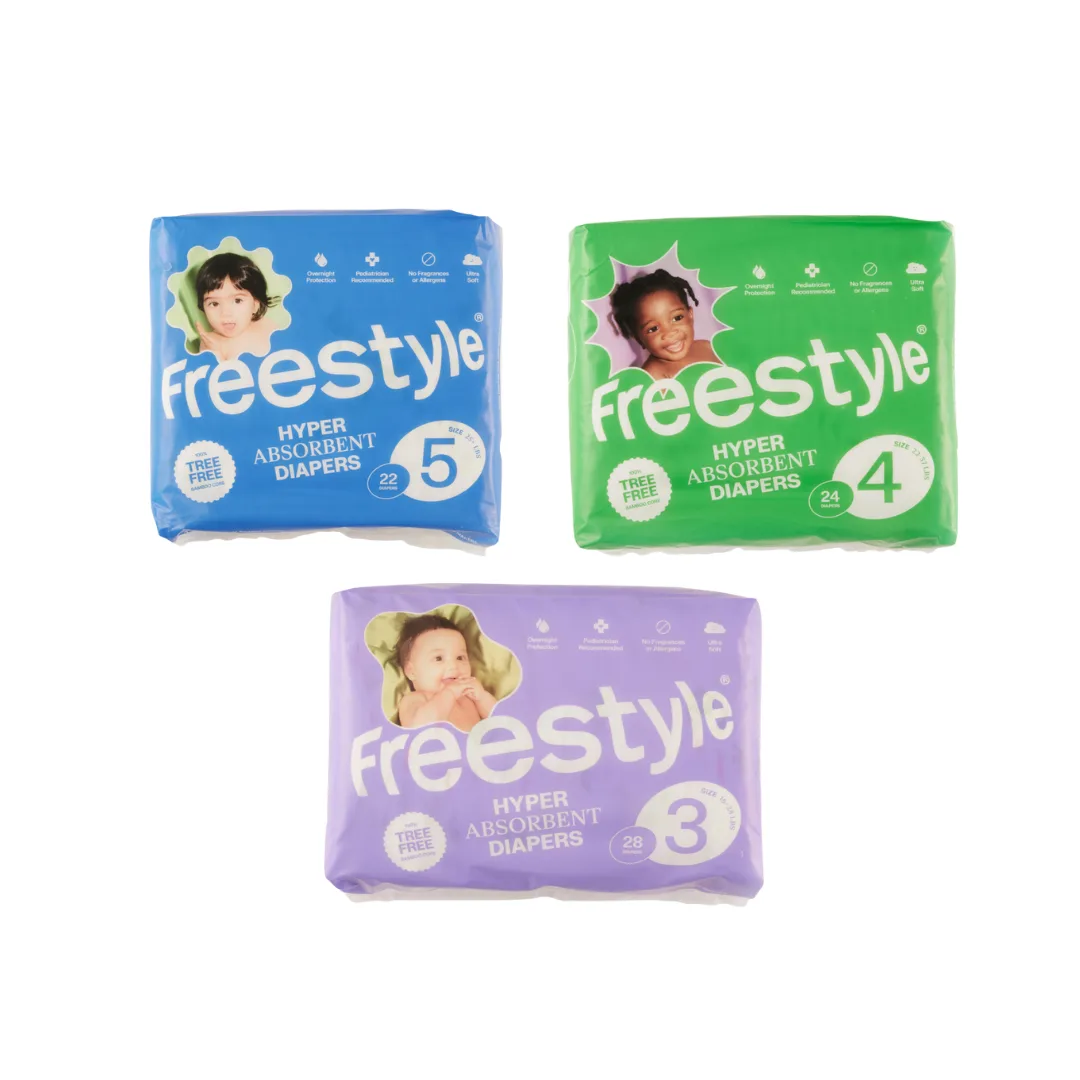 Freestyle Hyper Absorbent Diapers