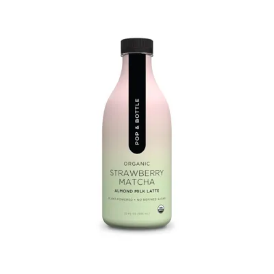 Pop & Bottle Strawberry Matcha Latte - Featured